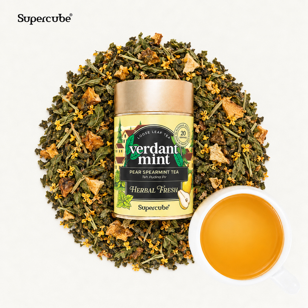 Pear Spearmint Tea