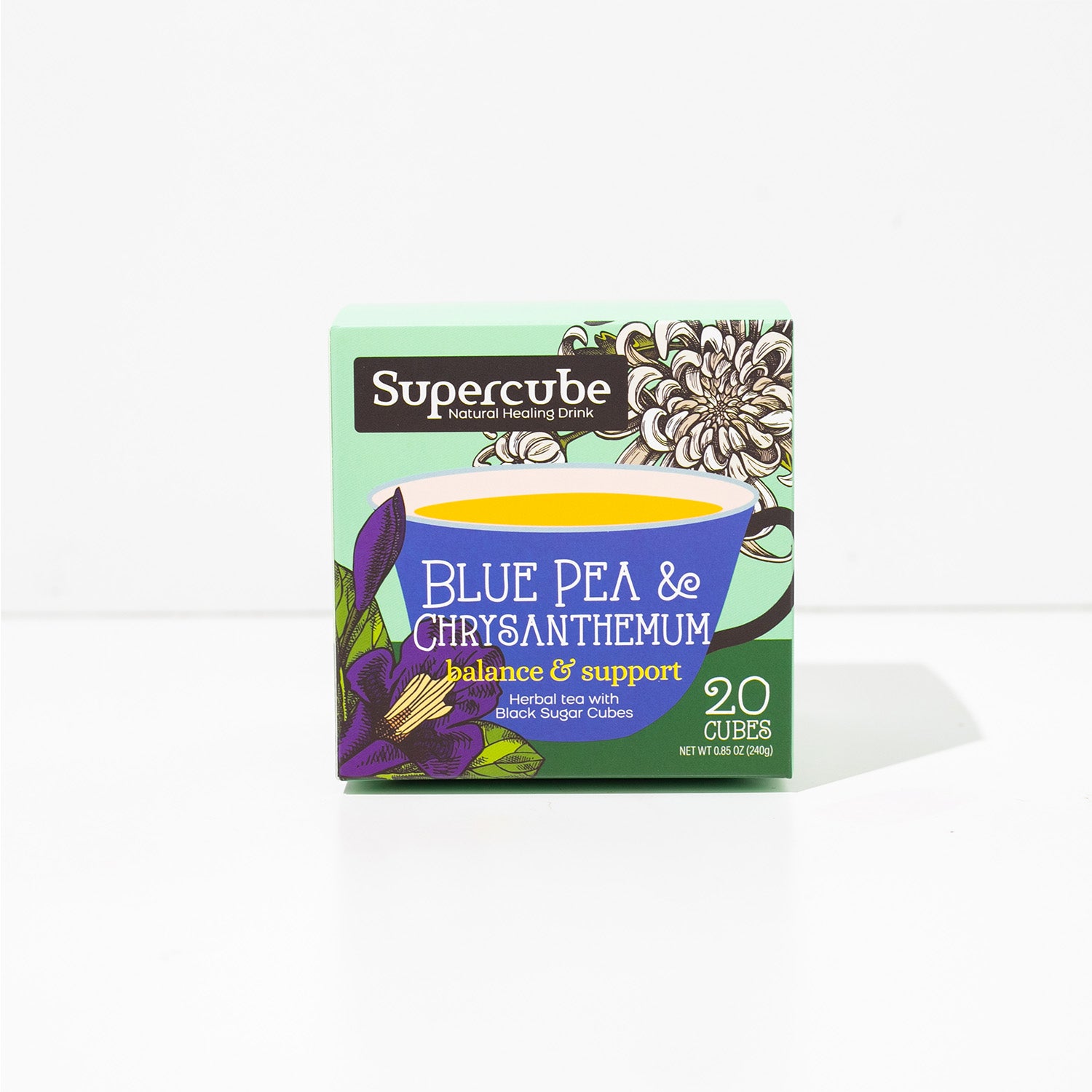 Supercube Tea Blue Pea & Chrysanthemum – Supercube