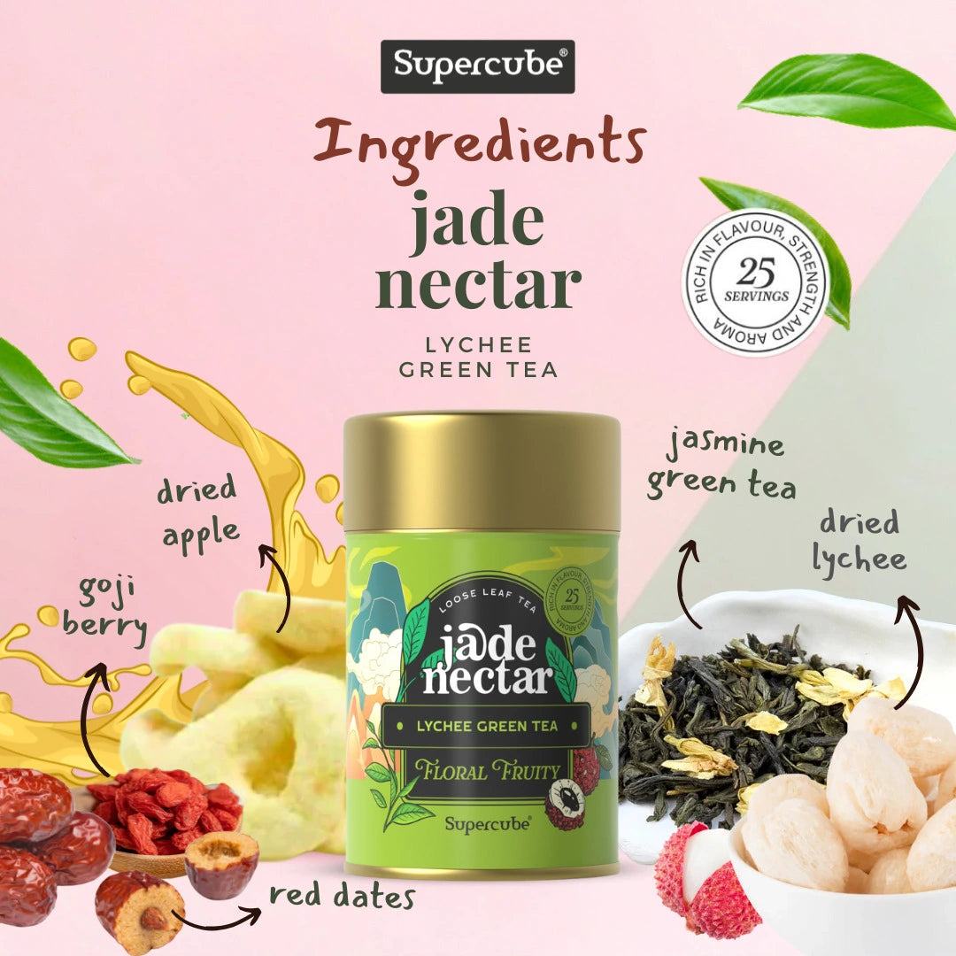 Supercube Tea Lychee Green Tea – Supercube