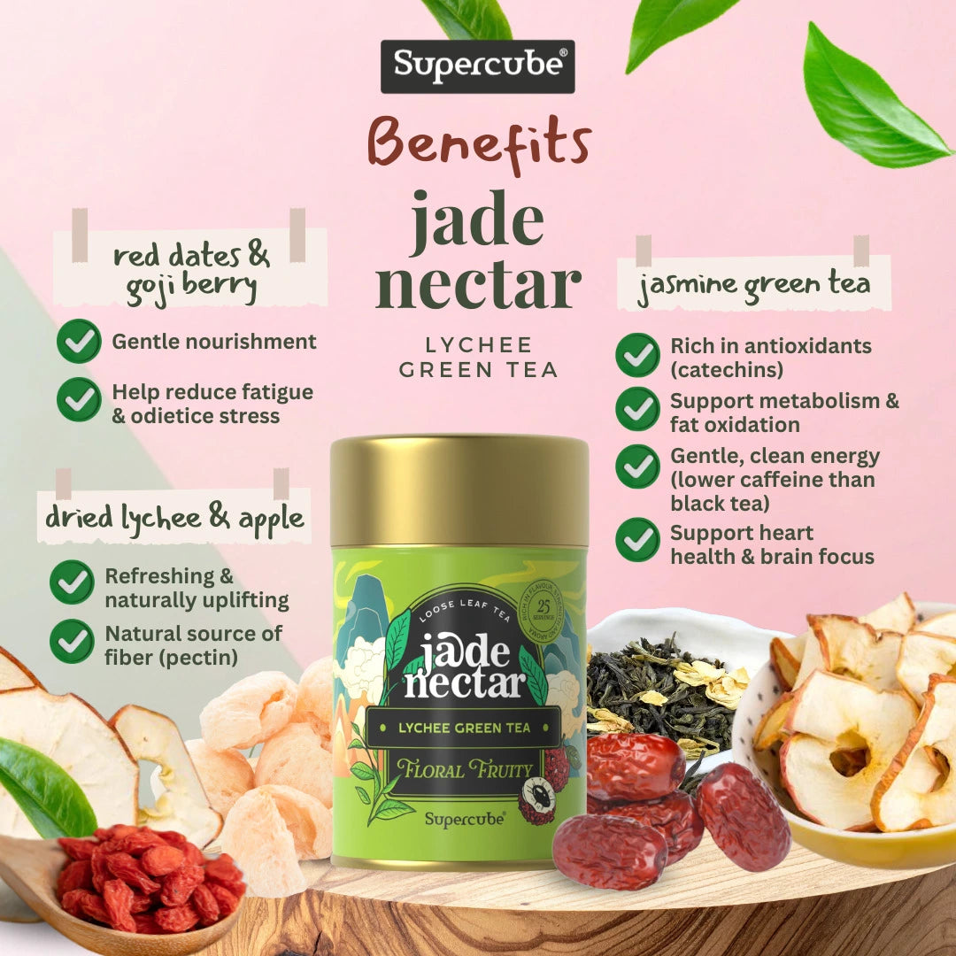 Supercube Tea Lychee Green Tea – Supercube