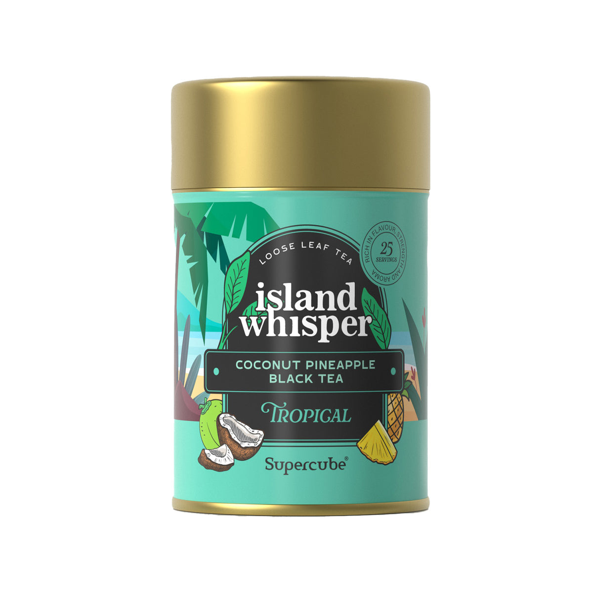 Supercube Tea Coconut Pineapple Black Tea - Island Whisper – Supercube
